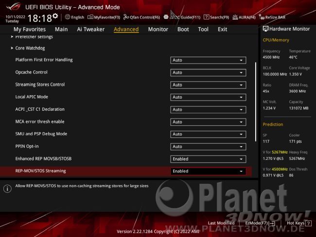 ASUS ROG Strix X670E-E Gaming WiFi: BIOS