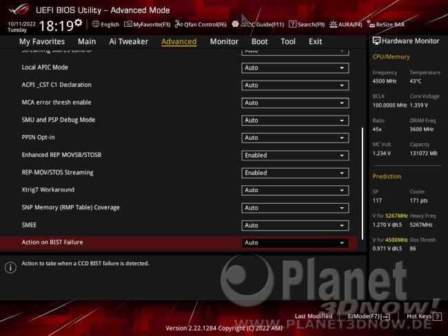 ASUS ROG Strix X670E-E Gaming WiFi: BIOS