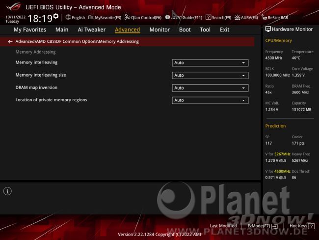 ASUS ROG Strix X670E-E Gaming WiFi: BIOS