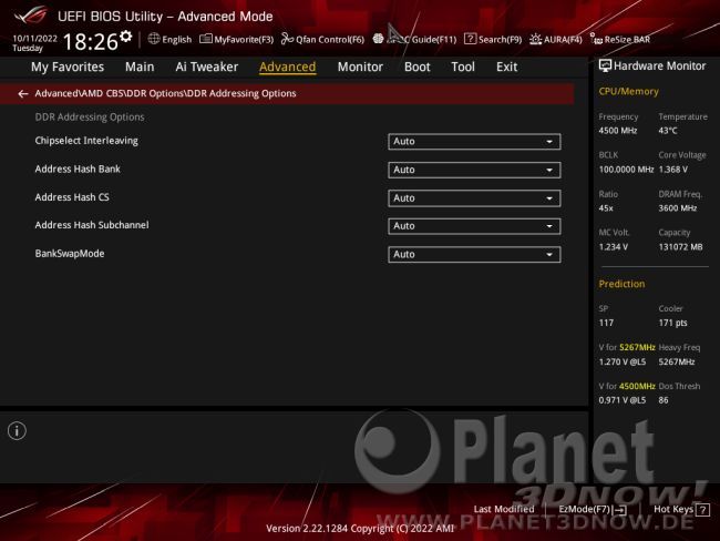 ASUS ROG Strix X670E-E Gaming WiFi: BIOS