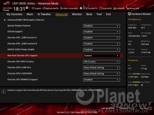 ASUS ROG Strix X670E-E Gaming WiFi: BIOS