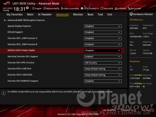 ASUS ROG Strix X670E-E Gaming WiFi: BIOS