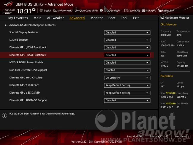 ASUS ROG Strix X670E-E Gaming WiFi: BIOS