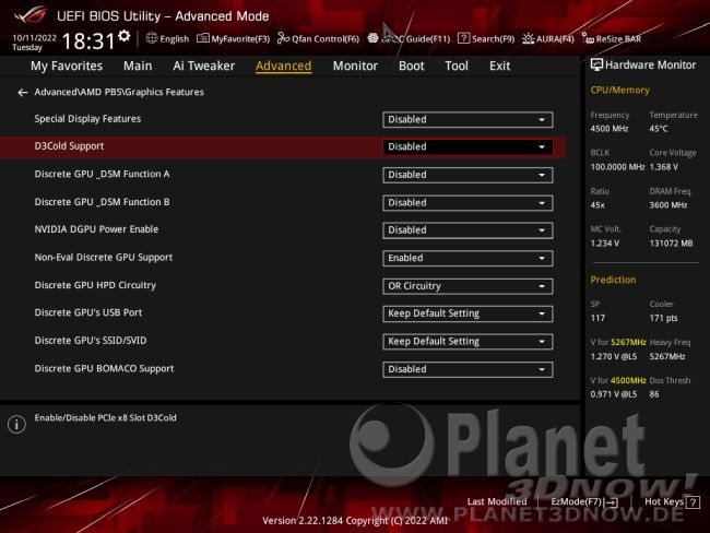 ASUS ROG Strix X670E-E Gaming WiFi: BIOS