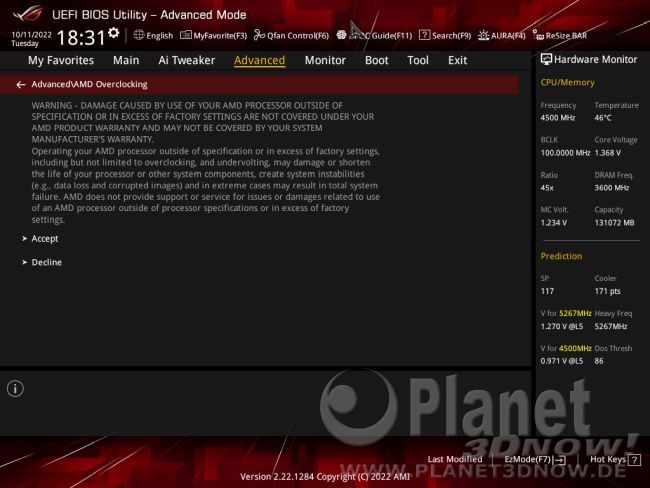 ASUS ROG Strix X670E-E Gaming WiFi: BIOS