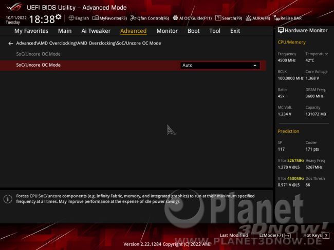 ASUS ROG Strix X670E-E Gaming WiFi: BIOS