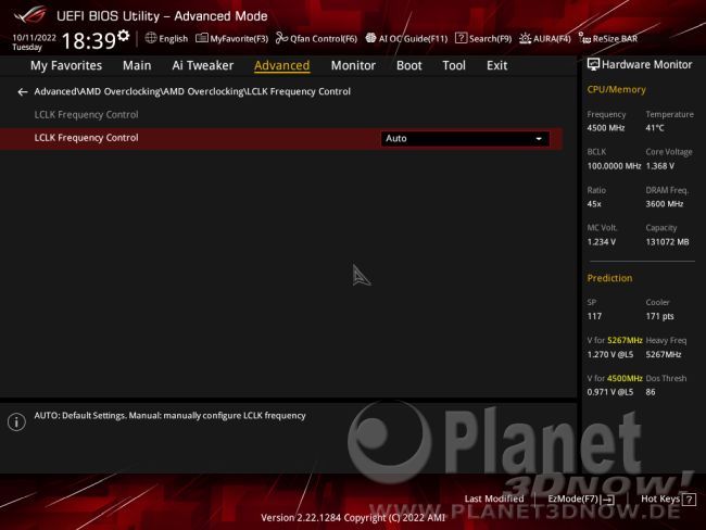 ASUS ROG Strix X670E-E Gaming WiFi: BIOS