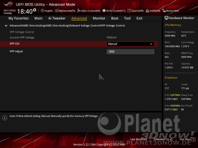 ASUS ROG Strix X670E-E Gaming WiFi: BIOS