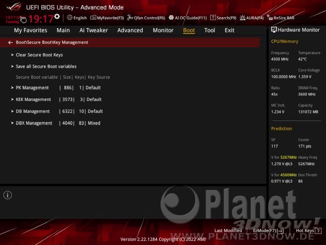 ASUS ROG Strix X670E-E Gaming WiFi: BIOS