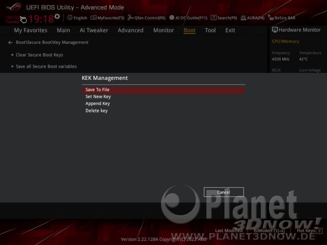 ASUS ROG Strix X670E-E Gaming WiFi: BIOS