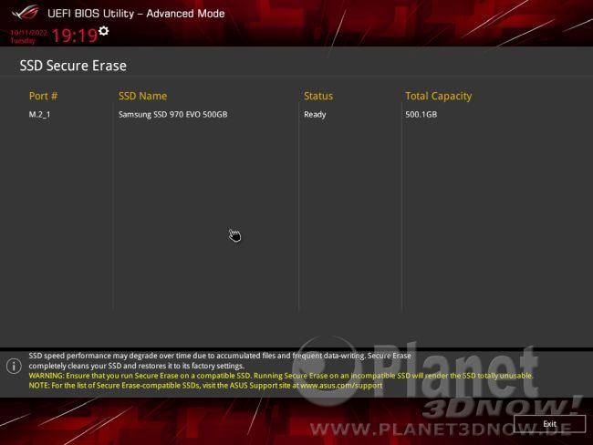 ASUS ROG Strix X670E-E Gaming WiFi: BIOS