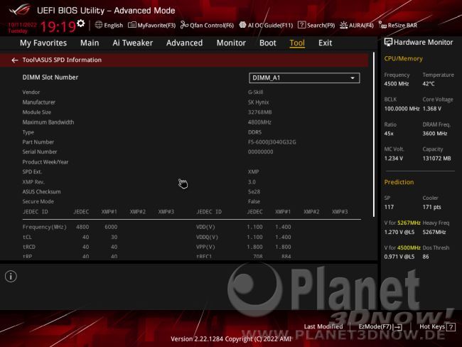 ASUS ROG Strix X670E-E Gaming WiFi: BIOS