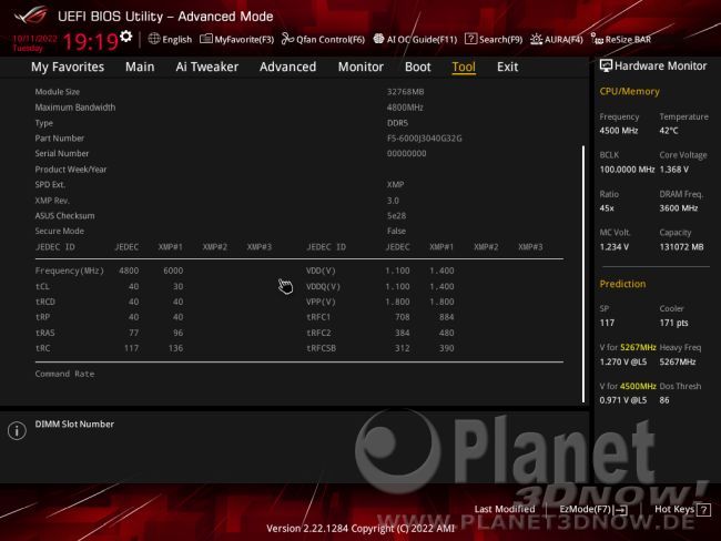 ASUS ROG Strix X670E-E Gaming WiFi: BIOS