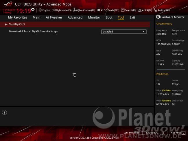 ASUS ROG Strix X670E-E Gaming WiFi: BIOS