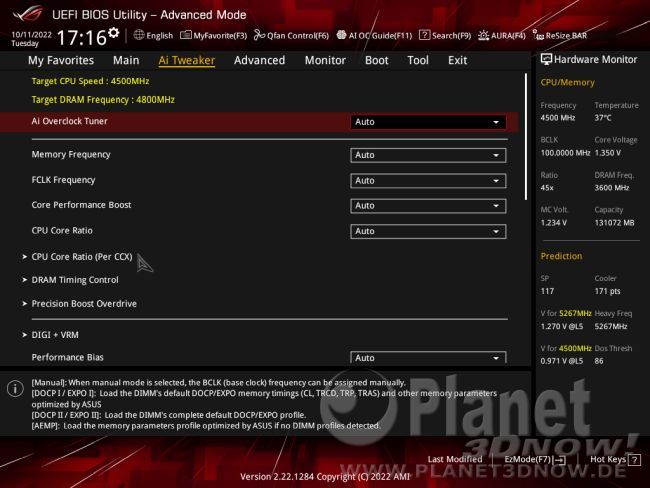 ASUS ROG Strix X670E-E Gaming WiFi: BIOS