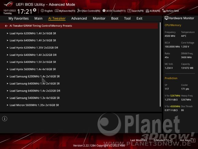 ASUS ROG Strix X670E-E Gaming WiFi: OC-Features