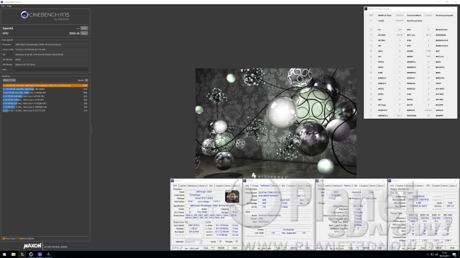 ASUS ROG Zenith Extreme: Overclocking (4 GHz, DDR4-3200, SMT on) - Cinebench R15