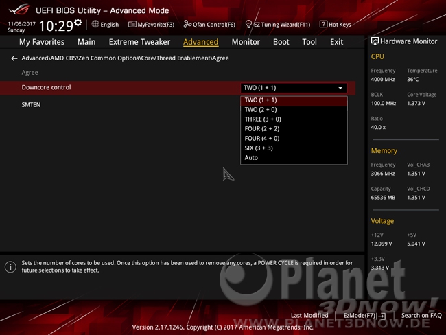 ASUS ROG Zenith Extreme: BIOS