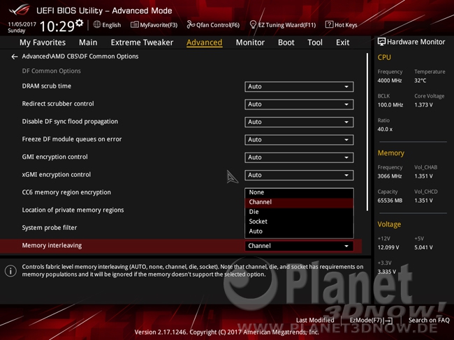 ASUS ROG Zenith Extreme: BIOS