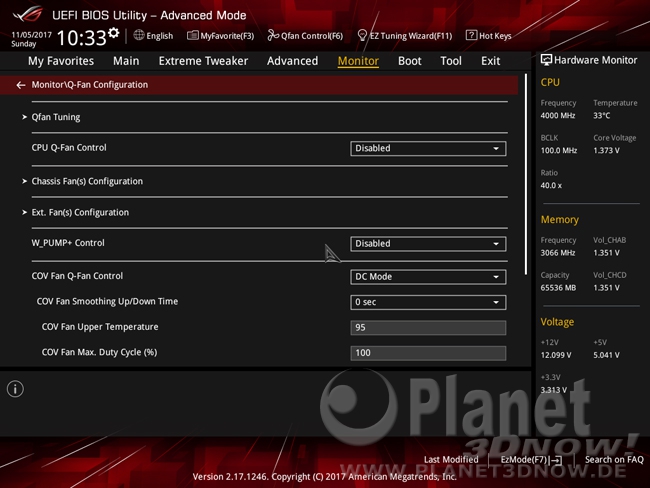 ASUS ROG Zenith Extreme: BIOS