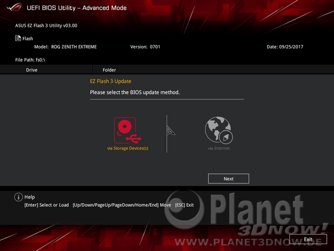ASUS ROG Zenith Extreme: BIOS