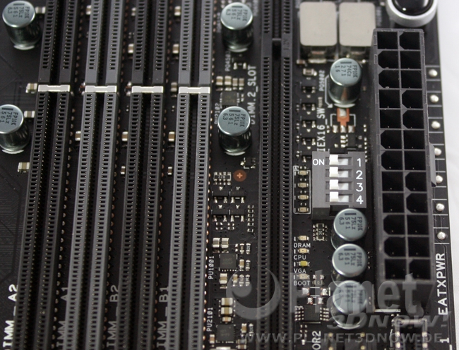 ASUS ROG Zenith Extreme: Layout