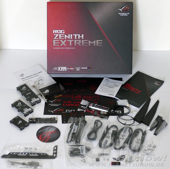 ASUS ROG Zenith Extreme: Lieferumfang