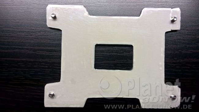 Hinterlüftung: modifizierte Backplate