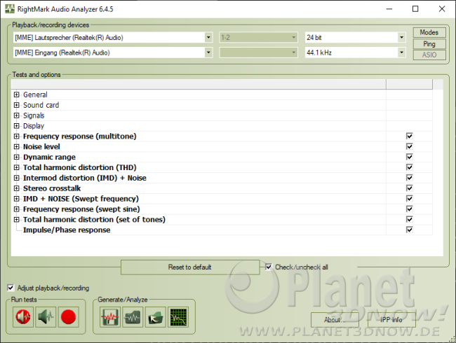 Vorschaubild Rightmark Audio Analyzer