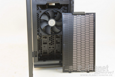 Cooler Master Silencio 452: Staubfilter Front und Lüfter