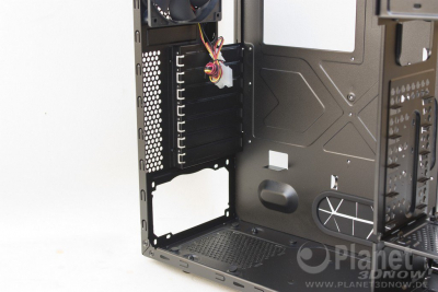 Cooler Master Silencio 452: Heckansicht von Innen
