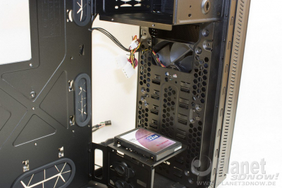 Cooler Master Silencio 452: SSD eingebaut
