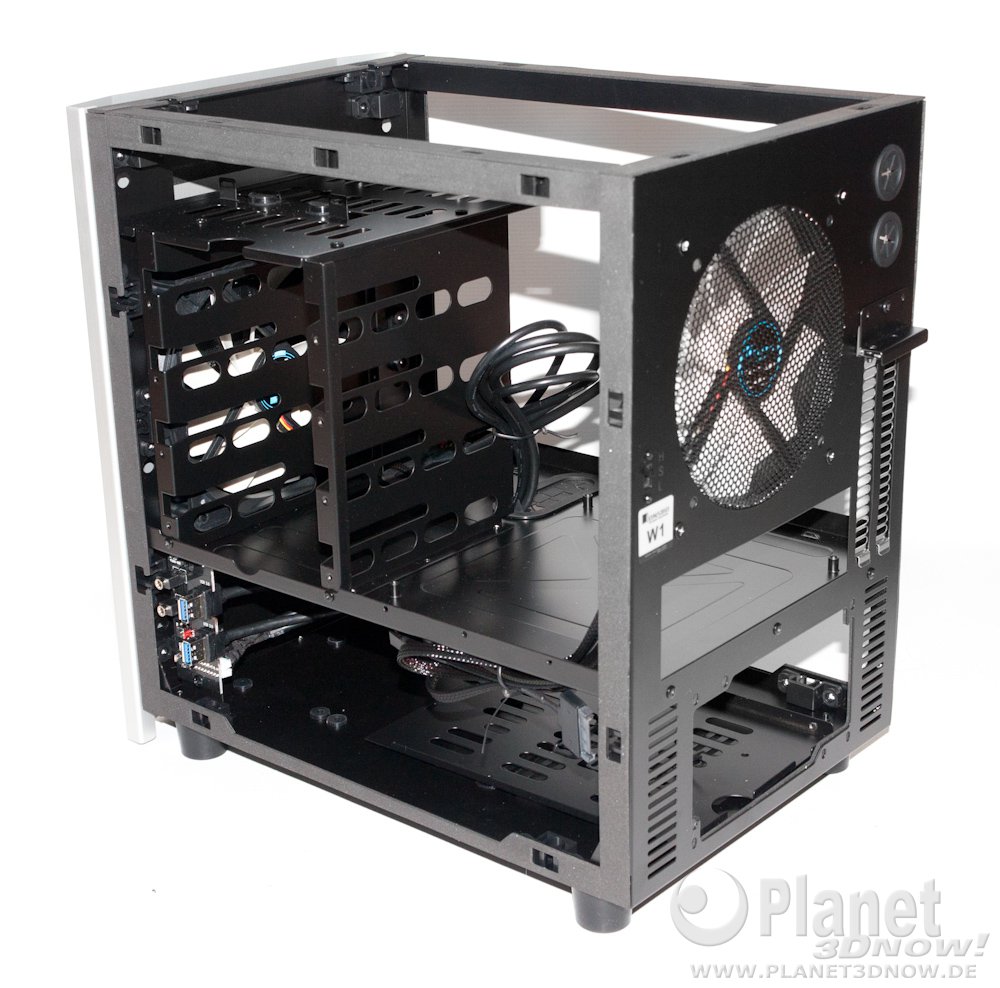Mini ITX Gehause Cooltek W1 Inneres Teil 1 Planet 3DNow