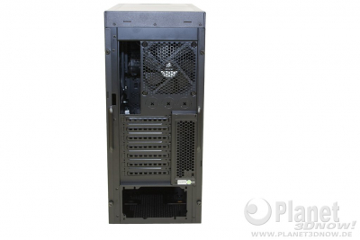 Corsair Carbide 330R: Heckansicht