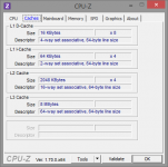 AMD FX-8370E CPU-Z Caches