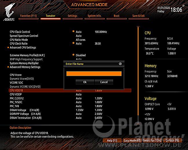 Gigabyte X570 Aorus Master: Overclocking-Features