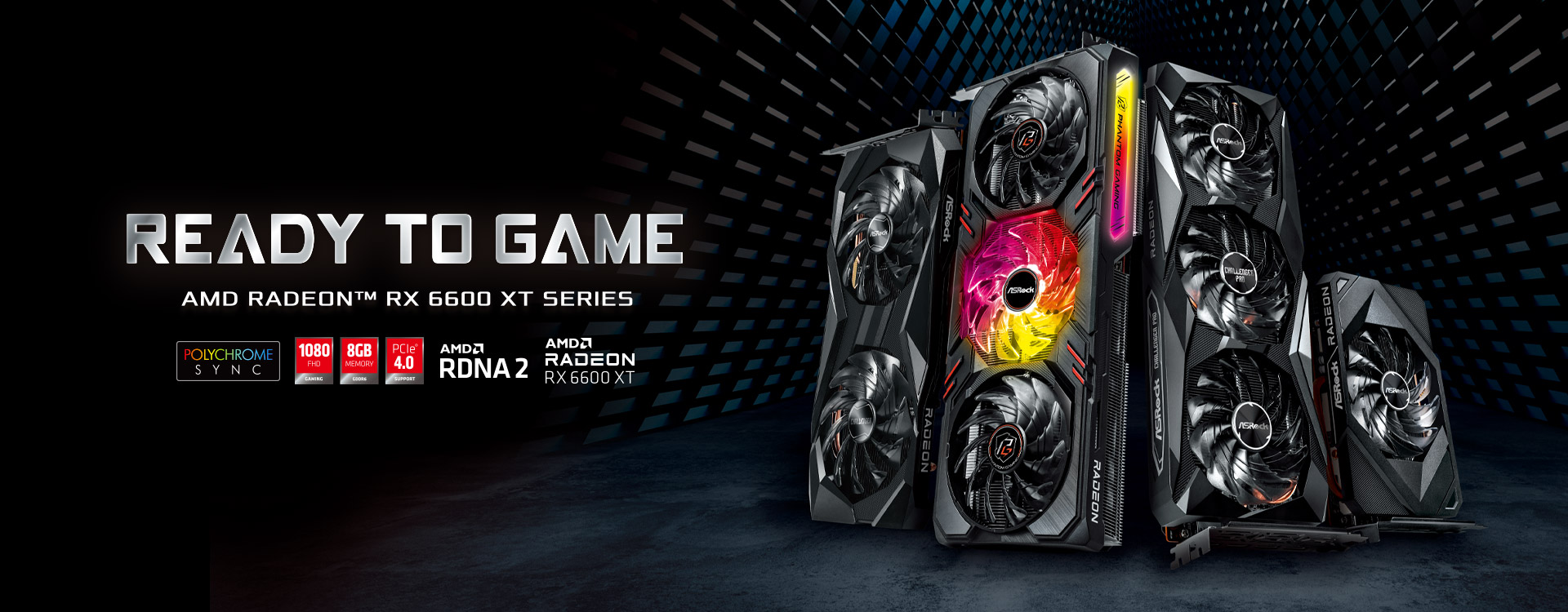 ASRock Announces AMD Radeon™ RX 6600 XT Series Graphics Cards